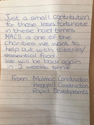 Food donation letter