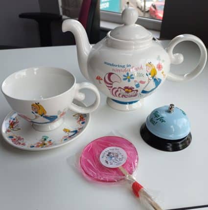 Mad Hatter teapot and cup
