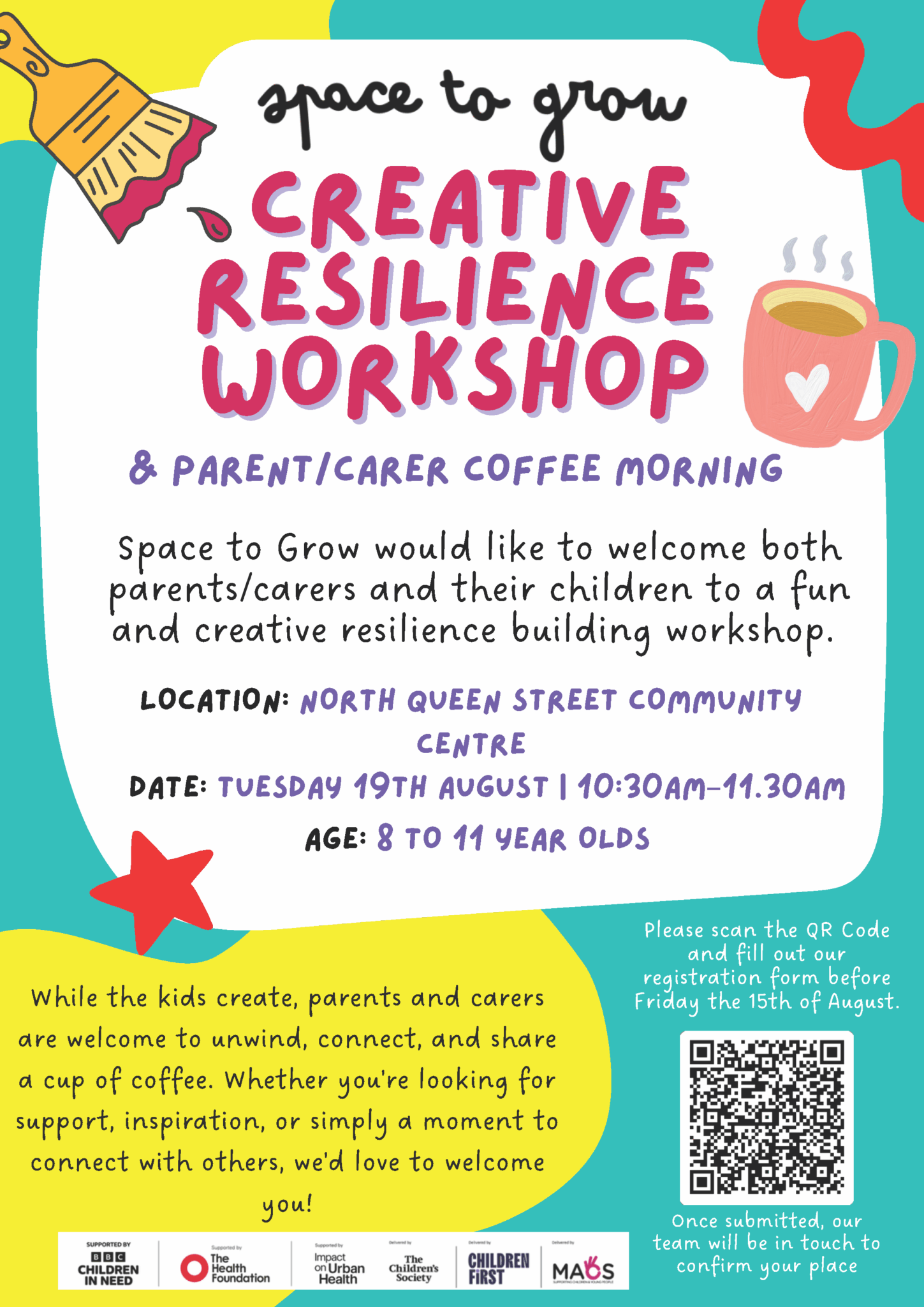 Parentcarer And Kids Workshop Poster