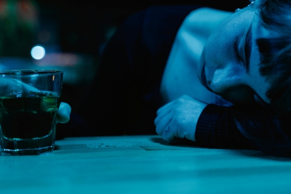 Young Woman Alcohol