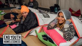 End Youth Homelessness Sleep out